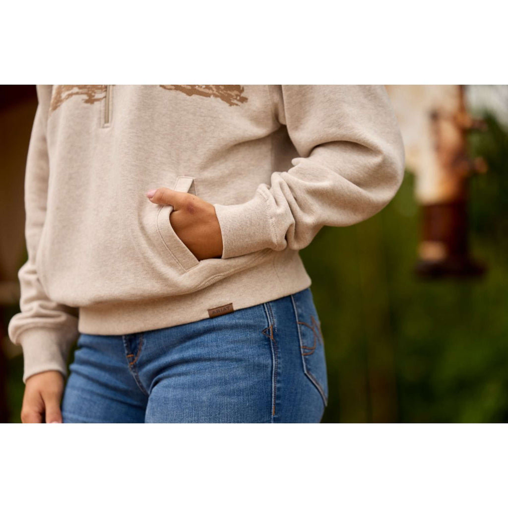 Ariat Pullover Running Wild Damen Hellbeige