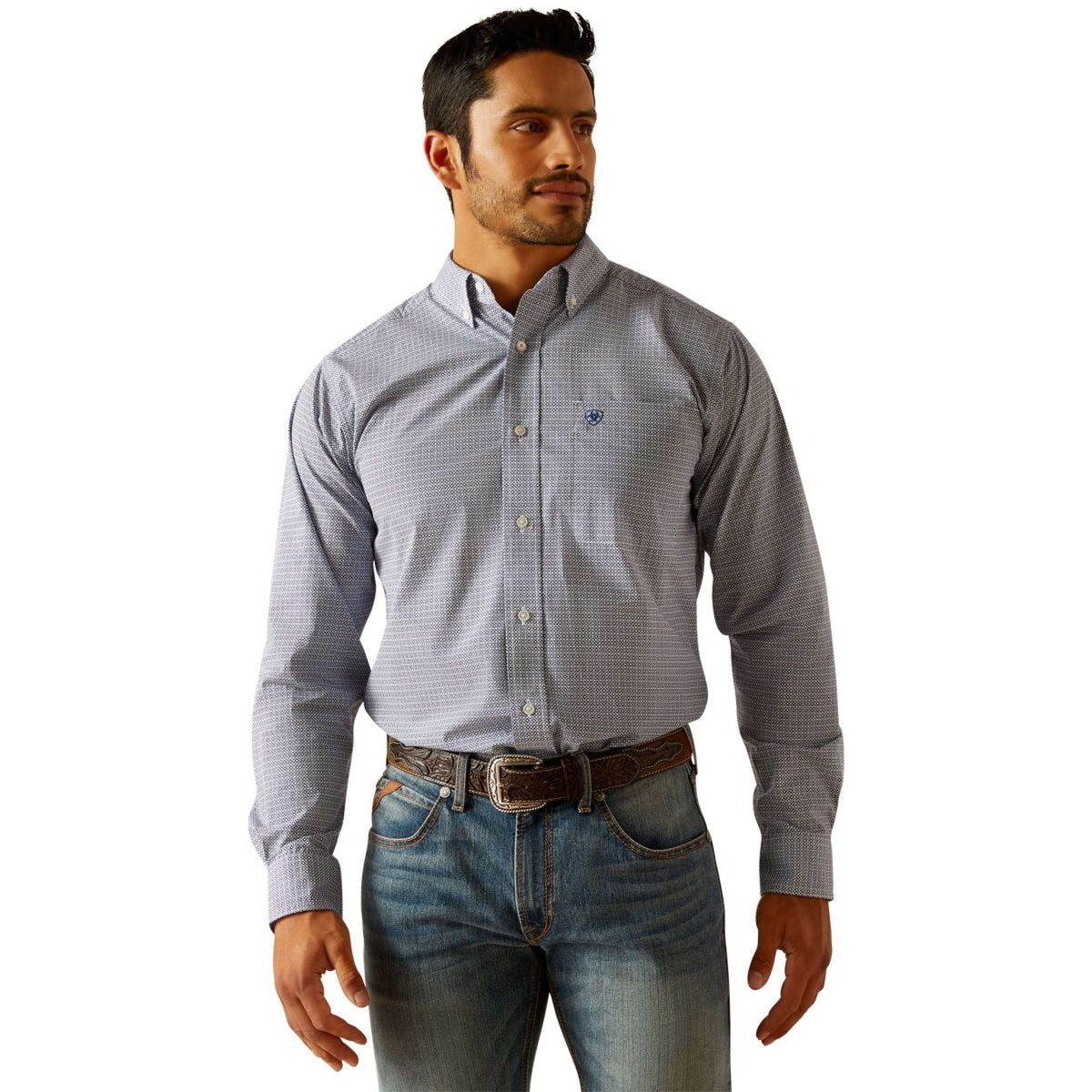 Ariat Bluse Phil Herren Blau