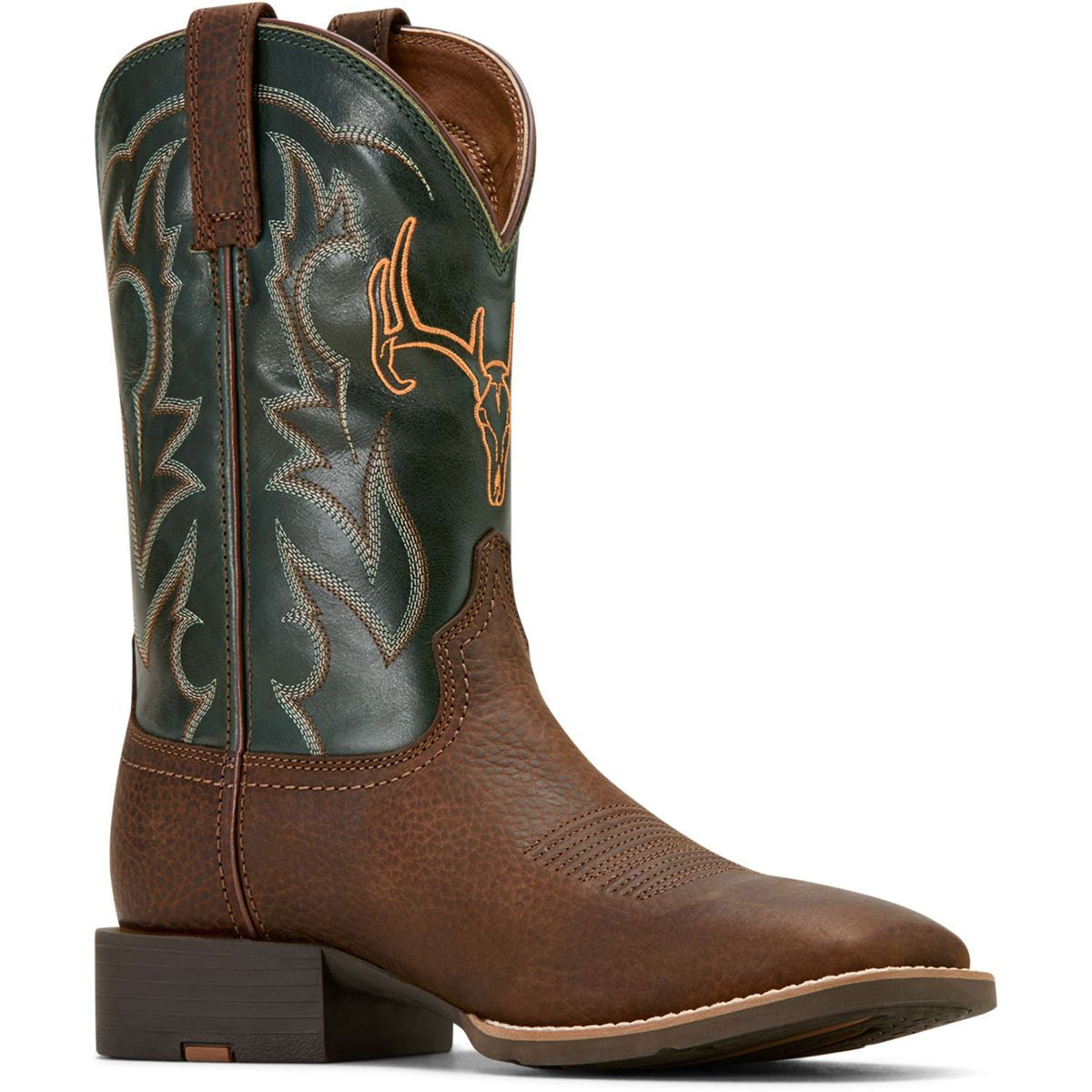 Ariat Westernstiefel Sport Outdoor Herren Brown Oiled/Tack Green