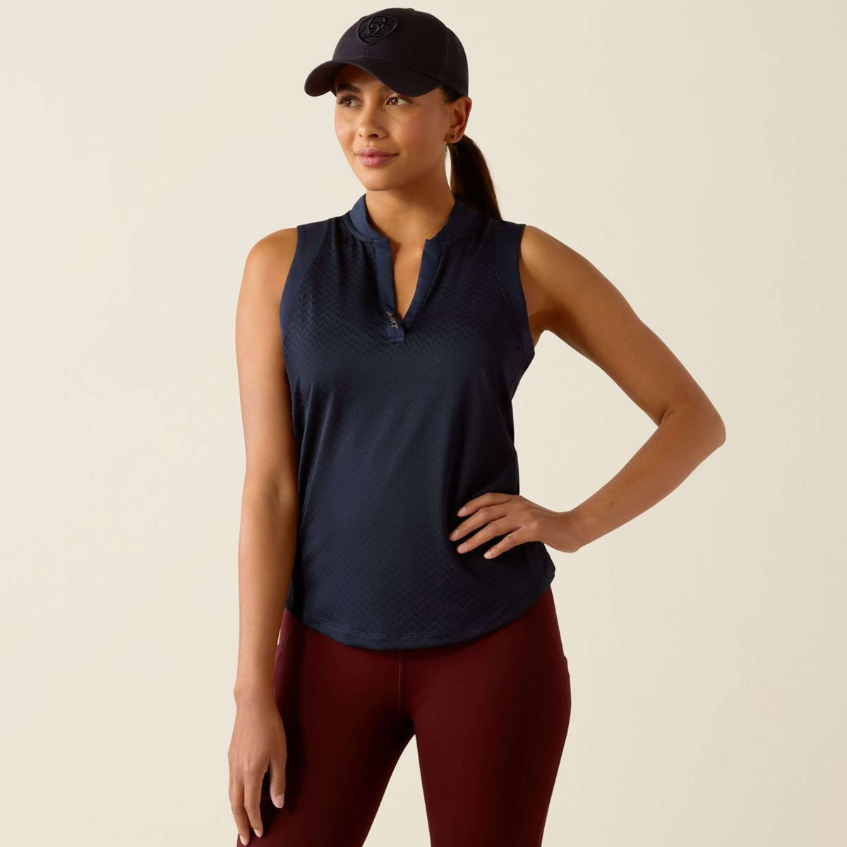 Ariat Top Mesa Baselayer Ärmellos Navy Eclipse