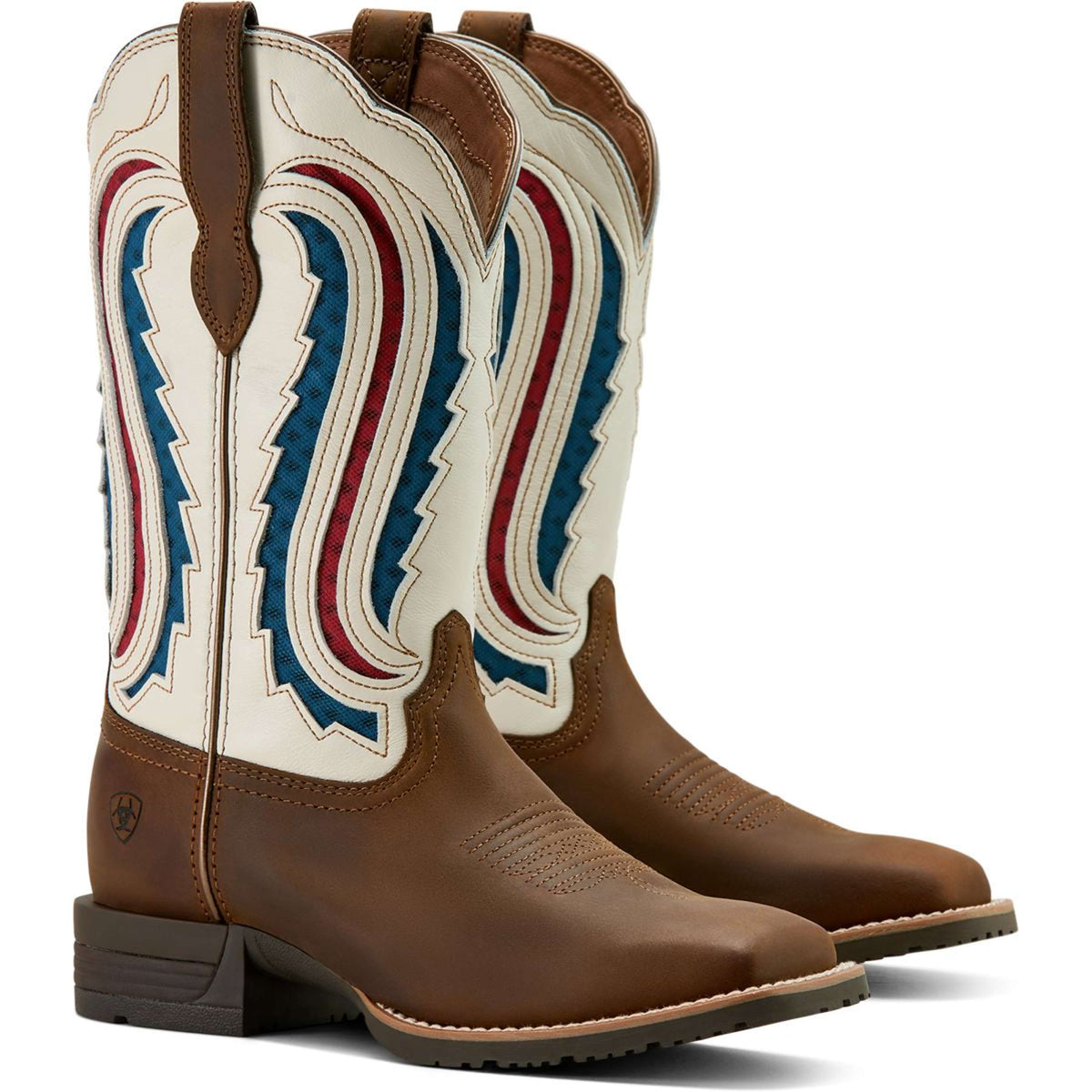 Ariat Westernstiefel Hybrid Ranchwork Venttek Damen Distressed Brown/Crema