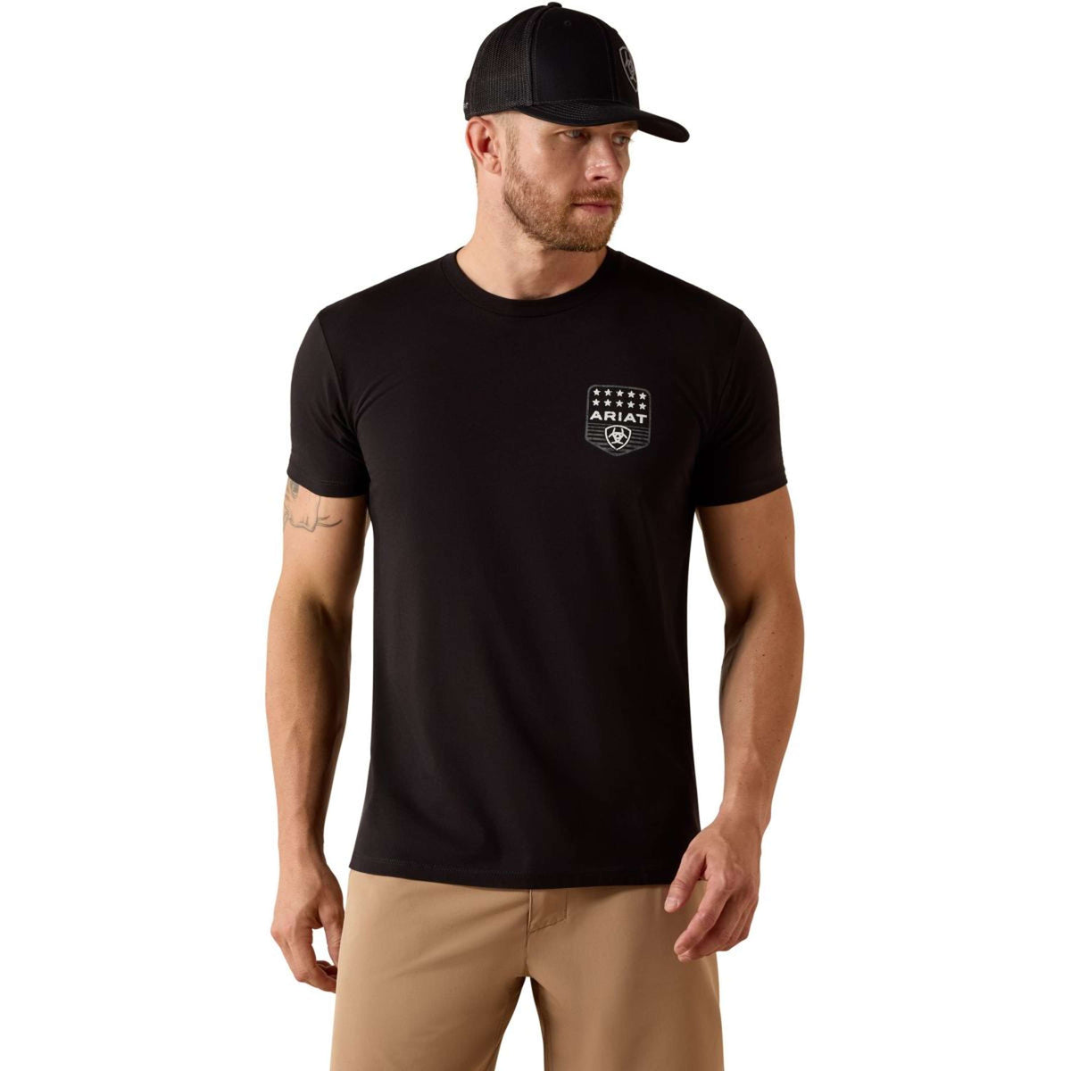 Ariat T-Shirt Patriotic Herren Schwarz