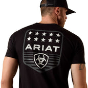 Ariat T-Shirt Patriotic Herren Schwarz