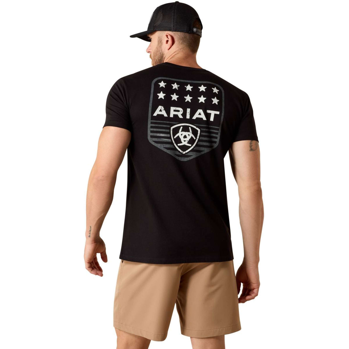 Ariat T-Shirt Patriotic Herren Schwarz