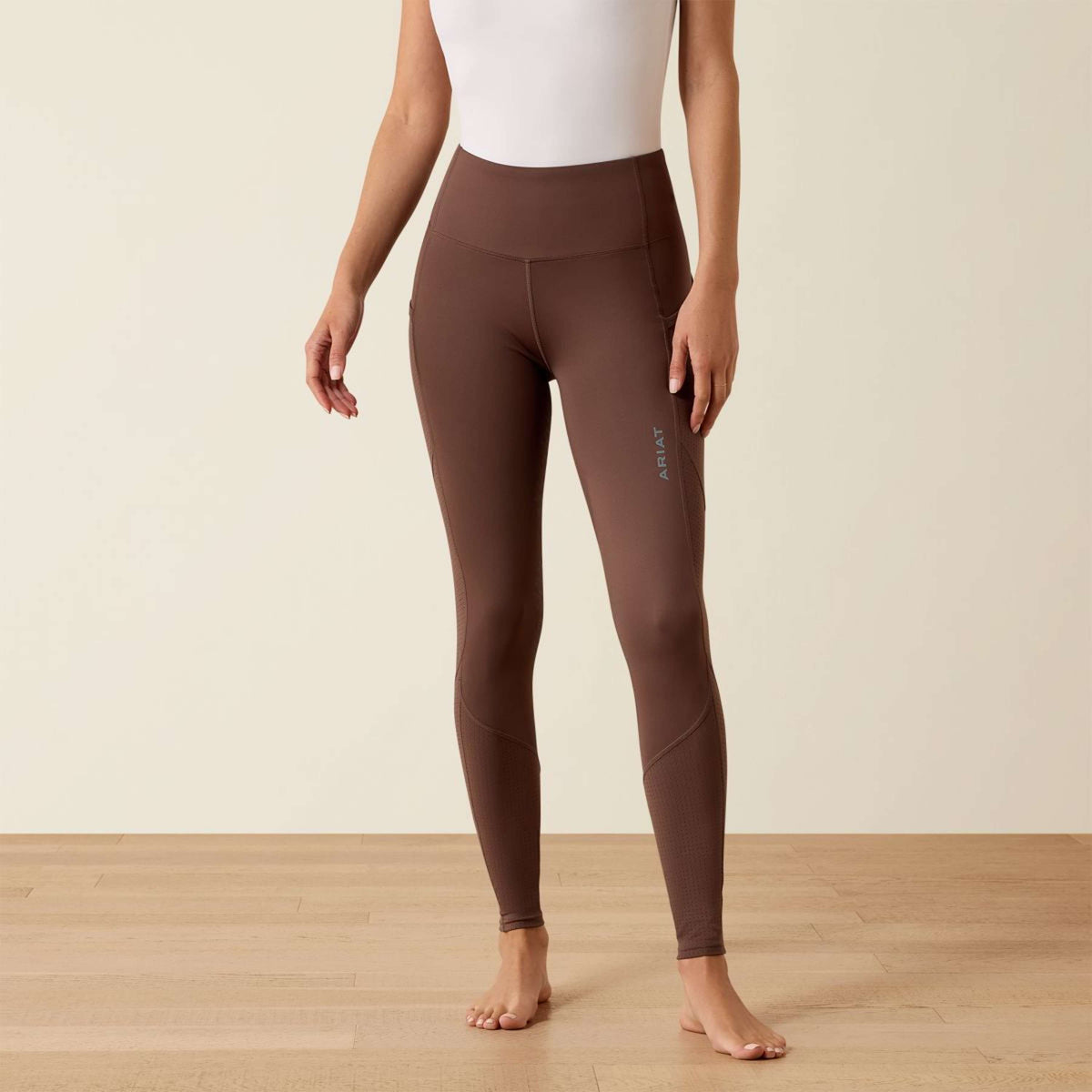 Ariat Reitleggings Breathe EOS Kniegriff Pommel Brown