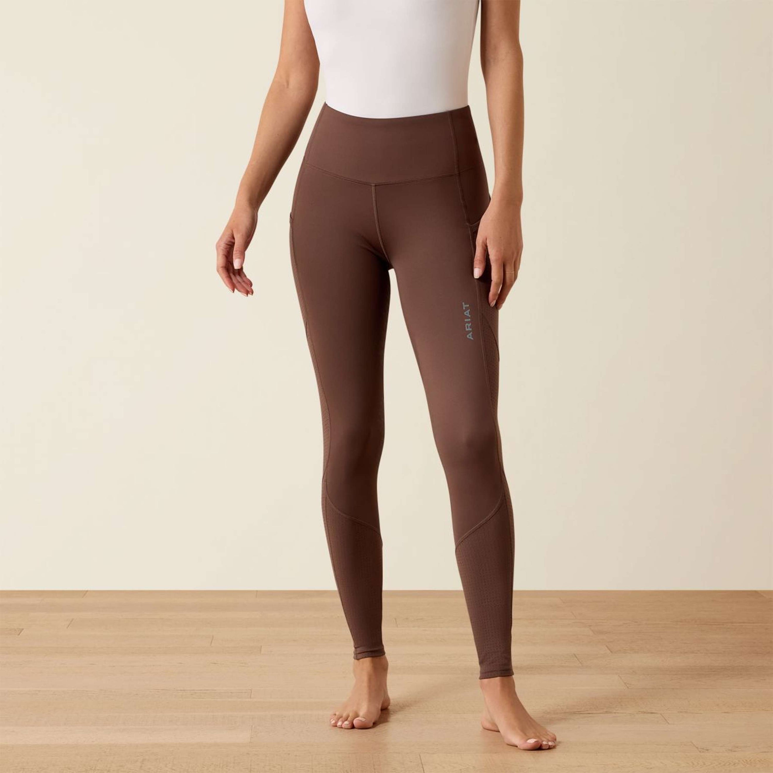 Ariat Reitleggings Breathe EOS Kniegriff Pommel Brown