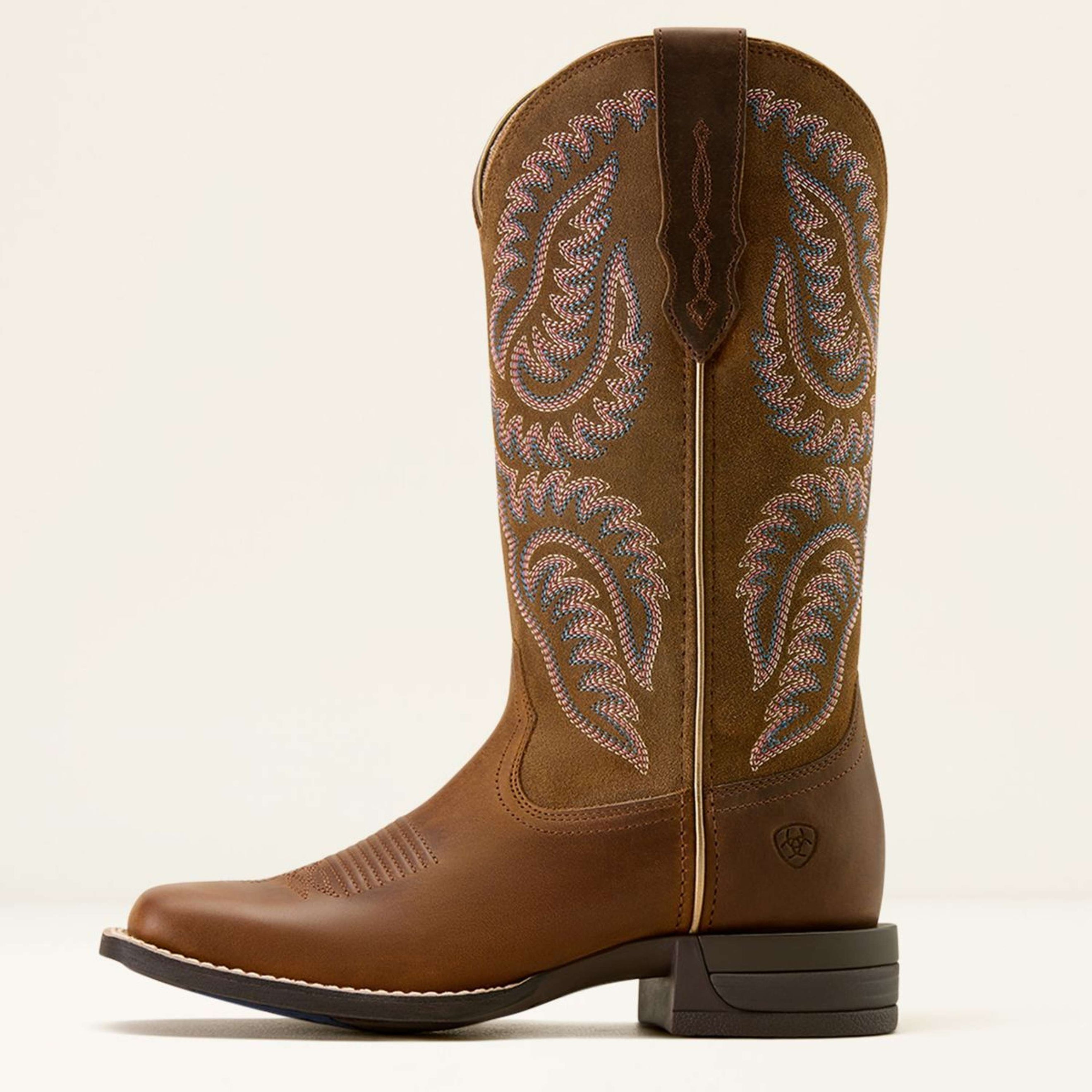 Ariat Westernstiefel Cattle Caite Damen Distressed Brown/Adobe Clay Ariat Westernstiefel Cattle Caite Damen Distressed Brown/Adobe Clay