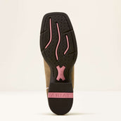 Ariat Westernstiefel Round Up Ruidoso Damen Brown Bomber/Dusty Rose