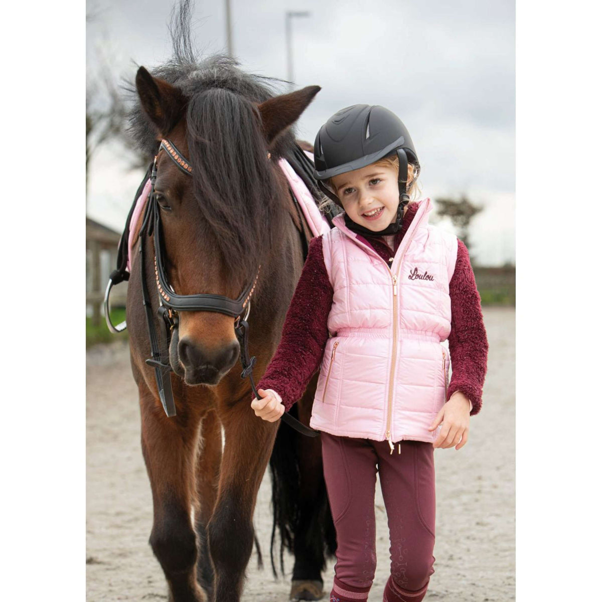 Harry's Horse Weste LouLou Champoussin Silber/Rosa