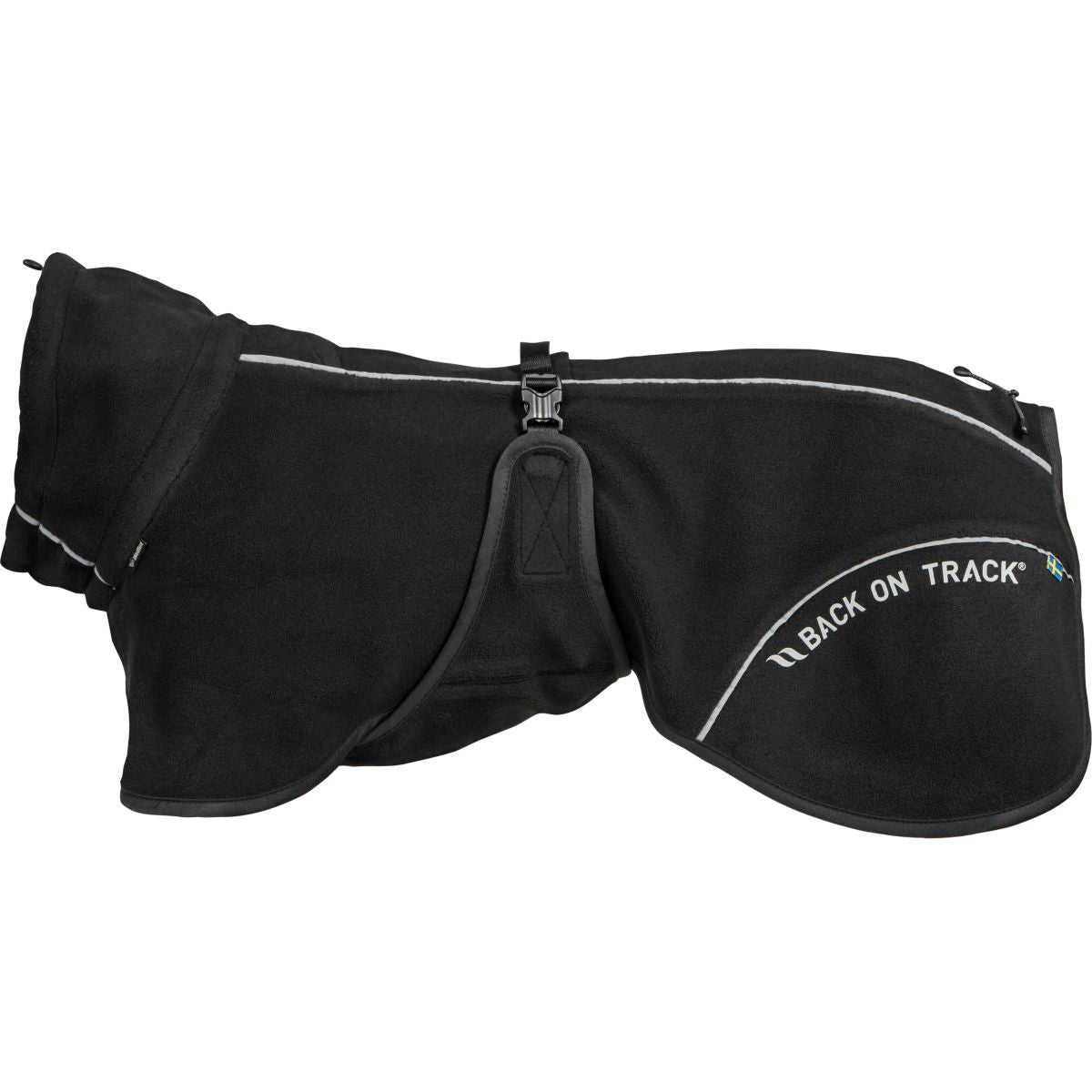 Back on Track Hundejacke BAY Fleece Schwarz