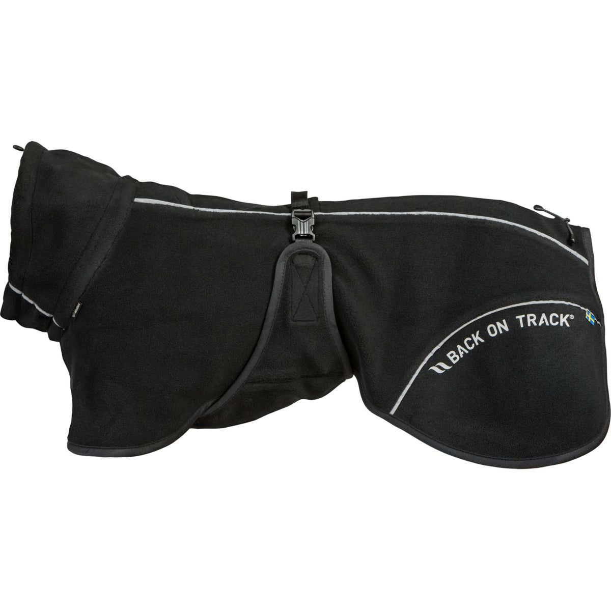 Back on Track Hundejacke BAY Fleece Schwarz