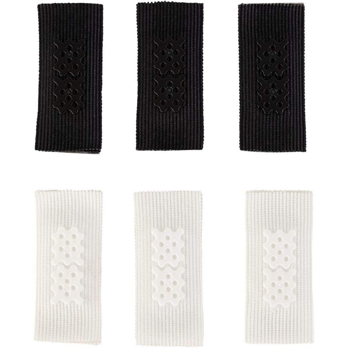 BR Startnummernsystem Set von 3 Weiß/Schwarz