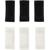 BR Startnummernsystem Set von 3 Weiß/Schwarz