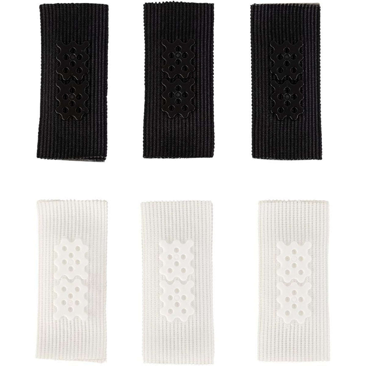 BR Startnummernsystem Set von 3 Weiß/Schwarz