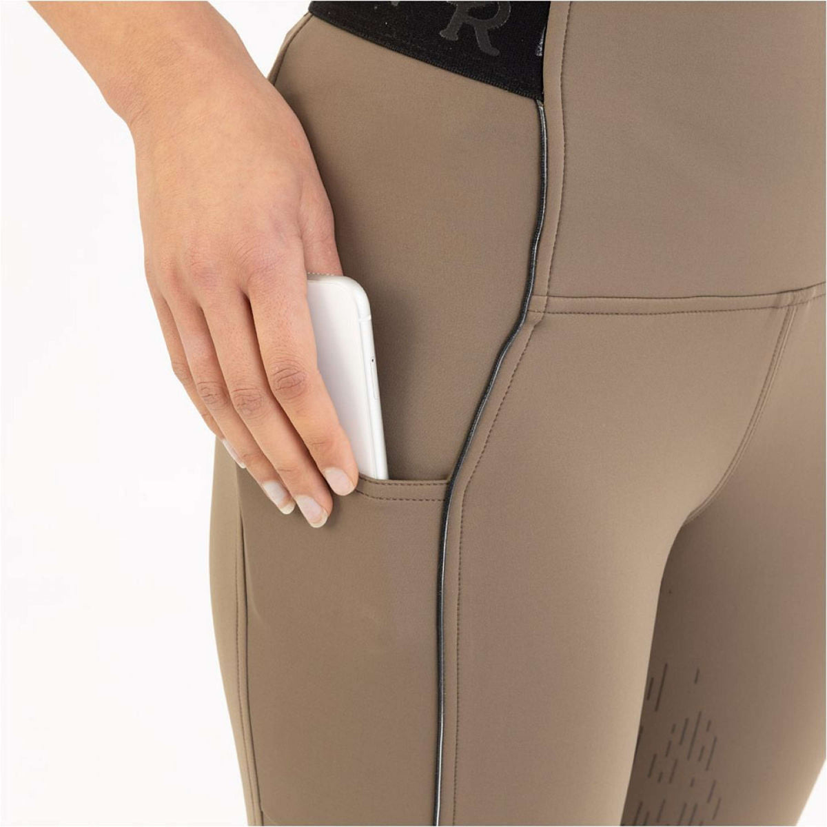 BR Reitleggings Ingrid Full Grip Schokochip