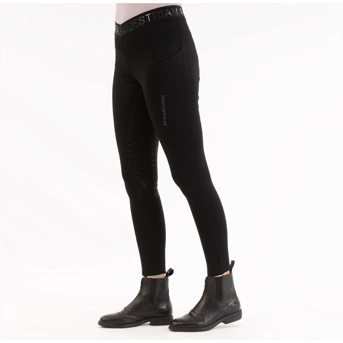 BR Reitleggings AW25 Jesslynn Damen Silikon Vollbesatz Meteorite
