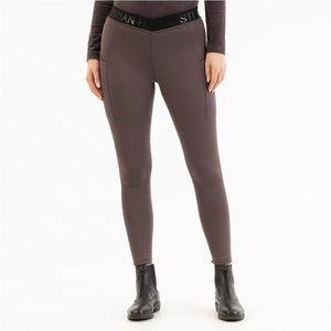 BR Reitleggings AW25 Jesslynn Damen Silikon Vollbesatz Raisin