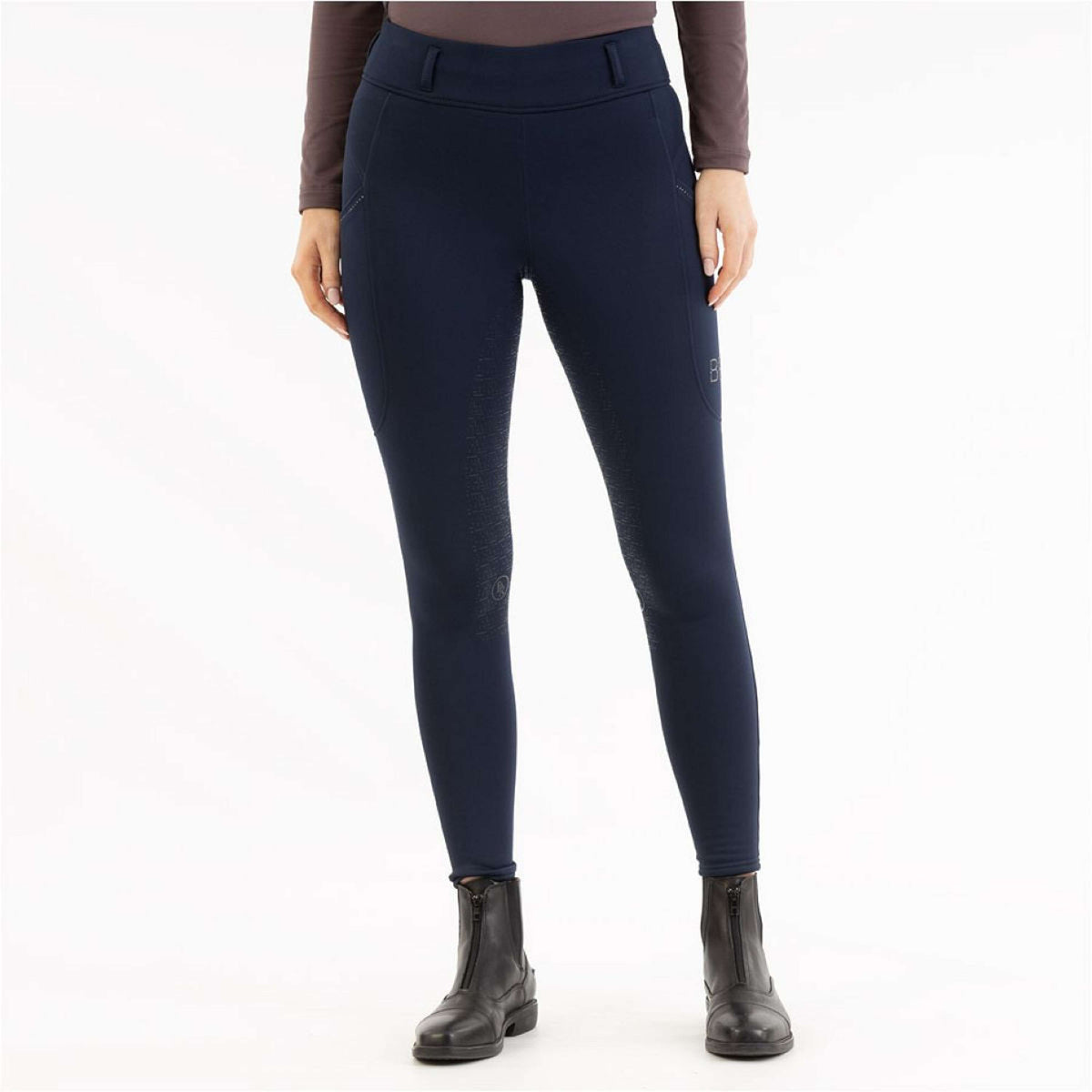 BR Reitleggings AW25 Jolie Damen Silikon Vollbesatz Navy Blazer