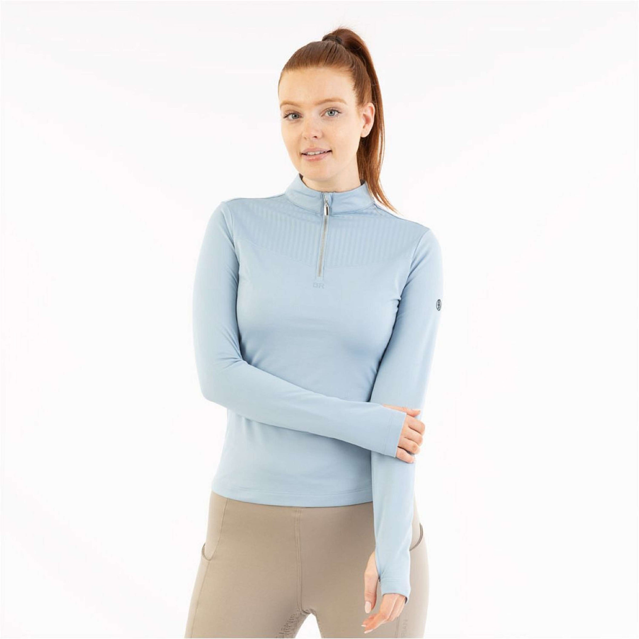 BR Pullover AW25 Half-Zip Jara Damen Ashley Blue BR Pullover AW25 Half-Zip Jara Damen Ashley Blue