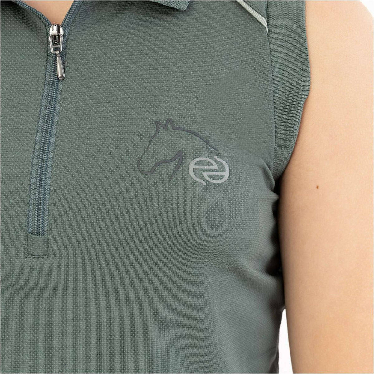 BR Poloshirt Eevolv Ilona Ärmellos Balsam Green