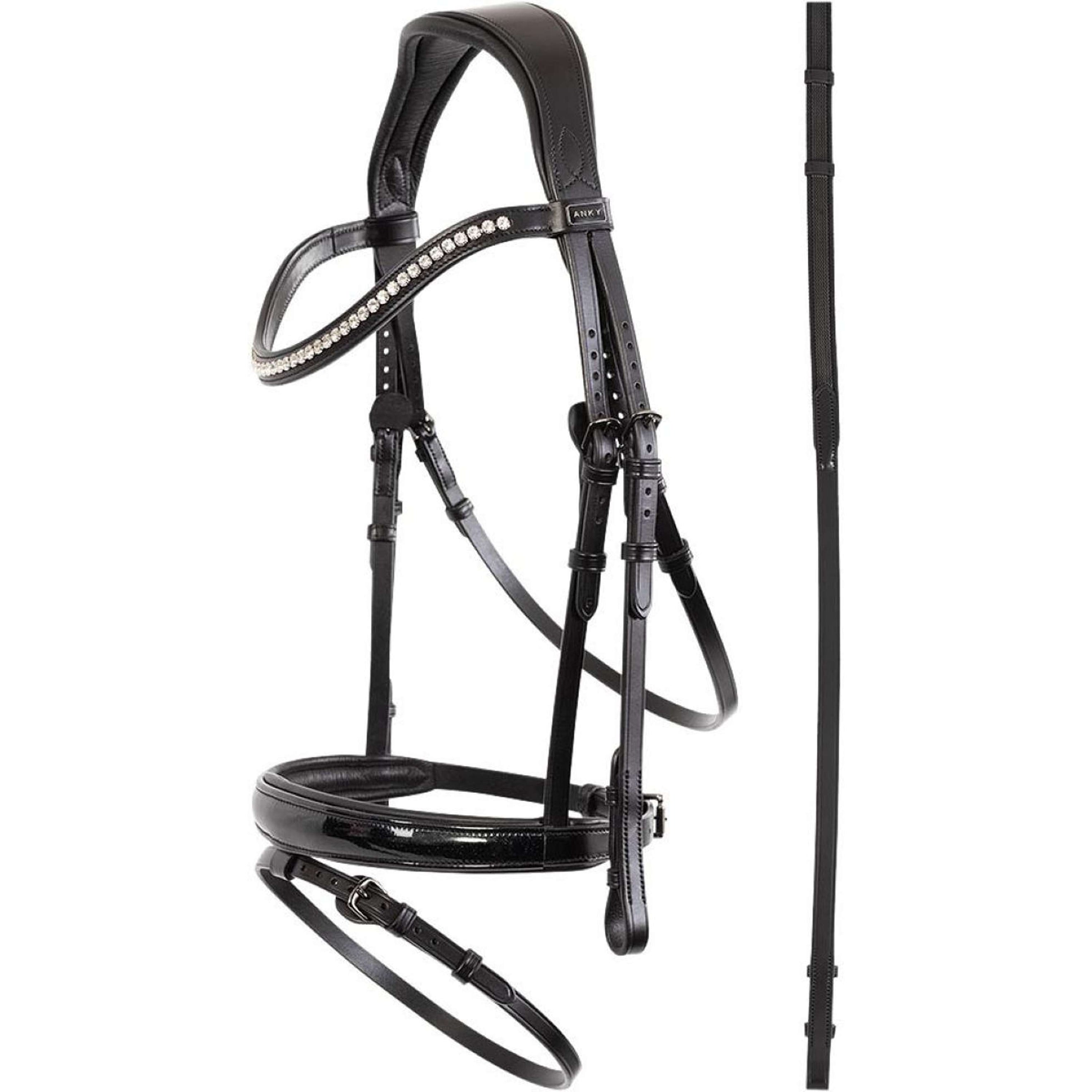 ANKY Zaum Metallic Patent ATH24001 Schwarz