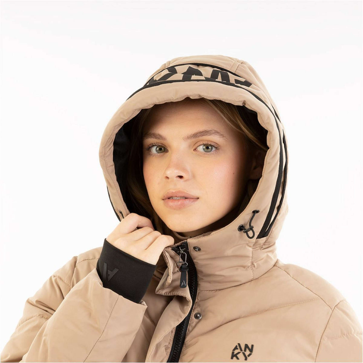 ANKY Lange Jacke AW25 Puffer Amphora