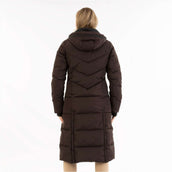 ANKY Lange Jacke AW25 Puffer Chocolate Torte