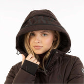 ANKY Lange Jacke AW25 Puffer Chocolate Torte