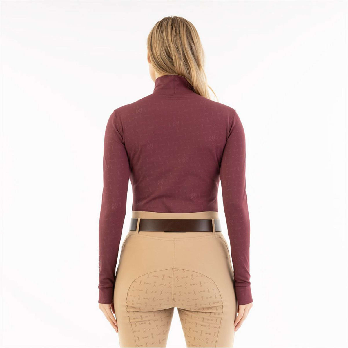 ANKY Shirt AW25 Mockneck Windsor Wine