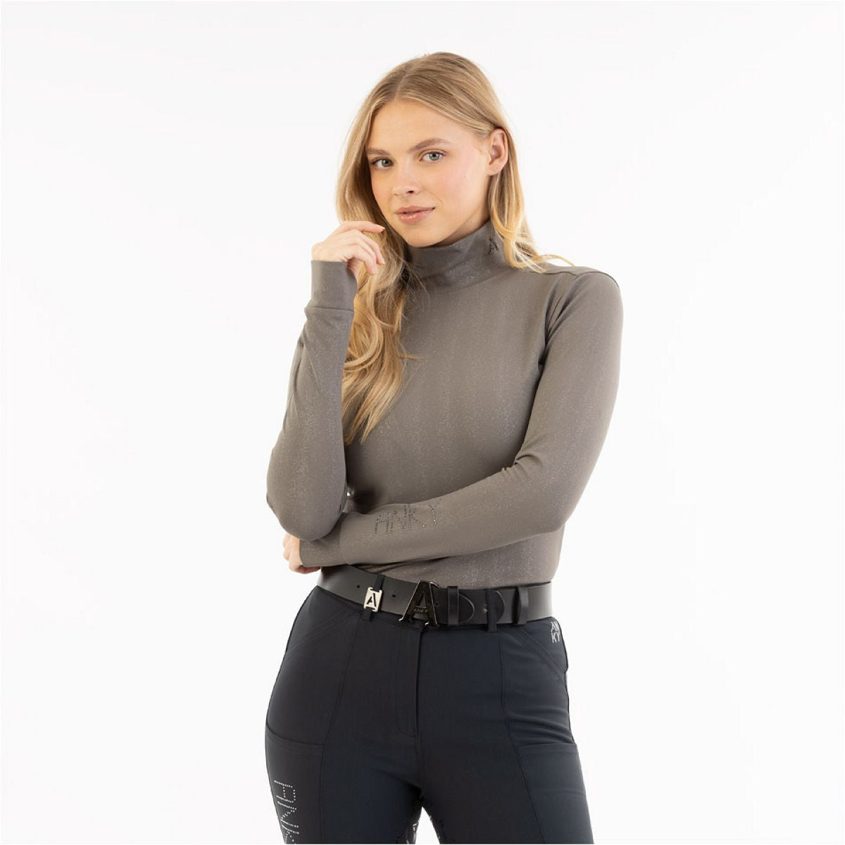 ANKY Shirt AW25 Mockneck Silber