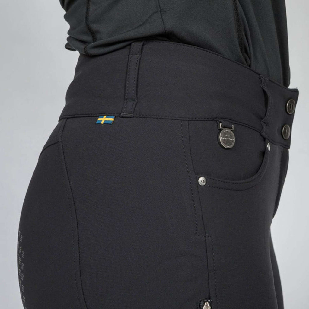 Back on Track Reithose Julia Full Grip Schwarz