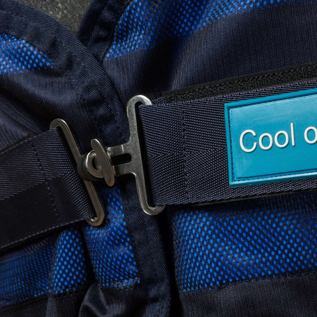 Cool on Track Feinmaschig Decke Blau
