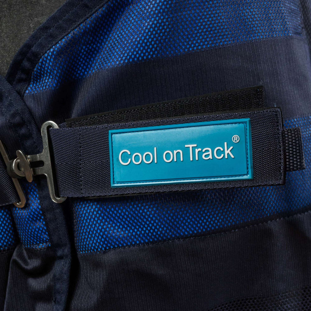 Cool on Track Feinmaschig Decke Blau
