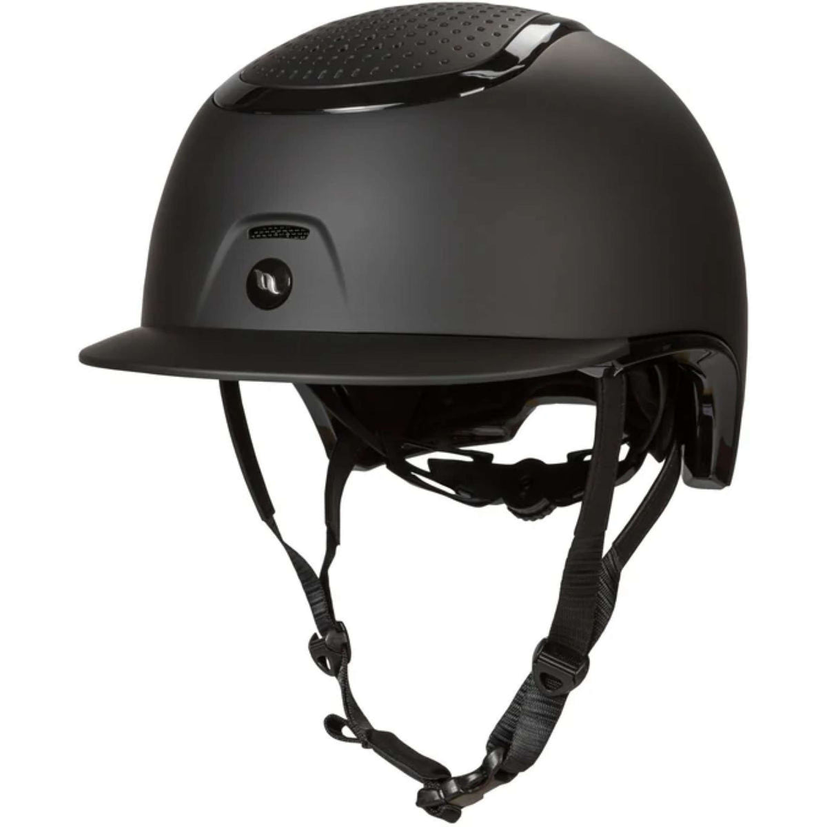 Back on Track Reithelm Strixx Matt/Glänzend Schwarz