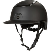 Back on Track Reithelm Strixx Schirm Matt/Glänzend Schwarz