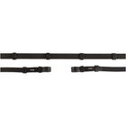 BR Zügel Leder mit Stops Schwarz/Silber