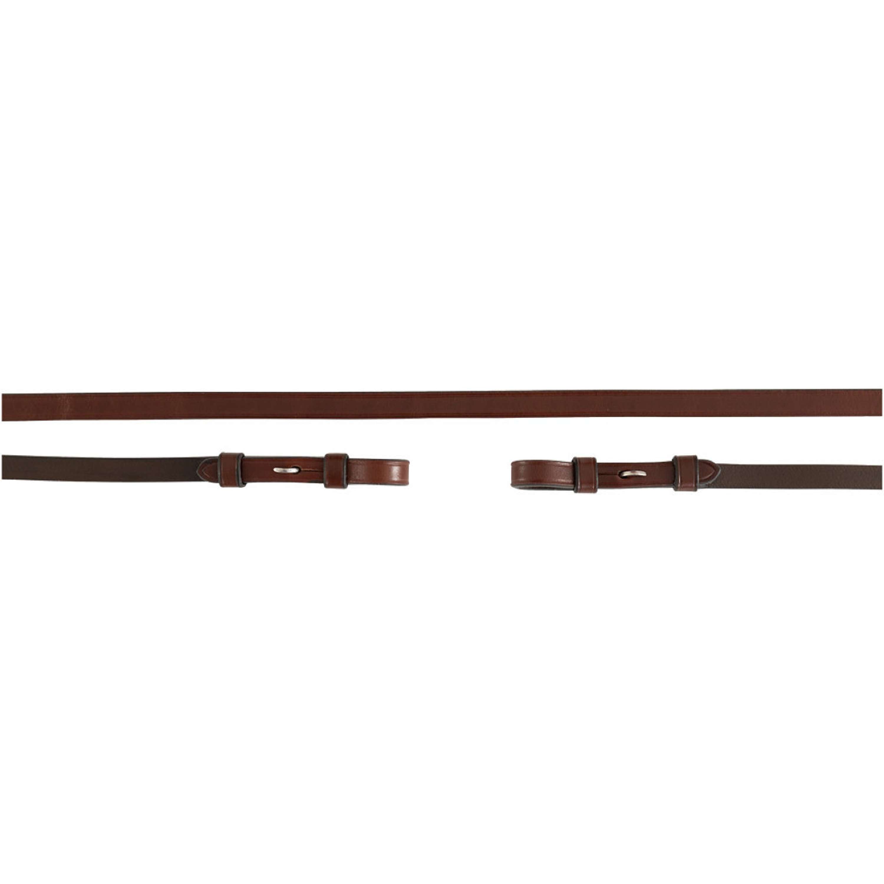 BR Kandarenzügel Leder Geschlossen 13mm Blind Oak/Silber