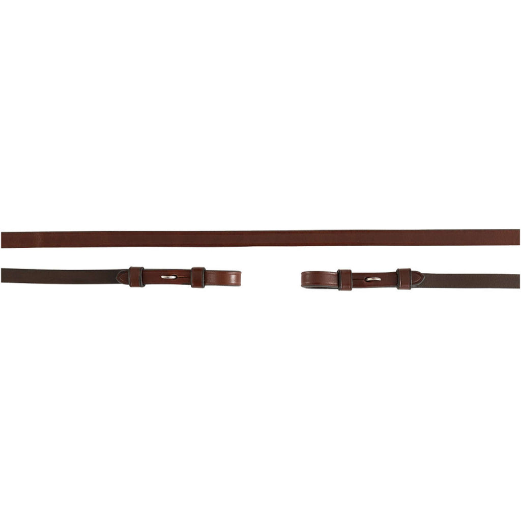 BR Kandarenzügel Leder Geschlossen 13mm Blind Oak/Silber
