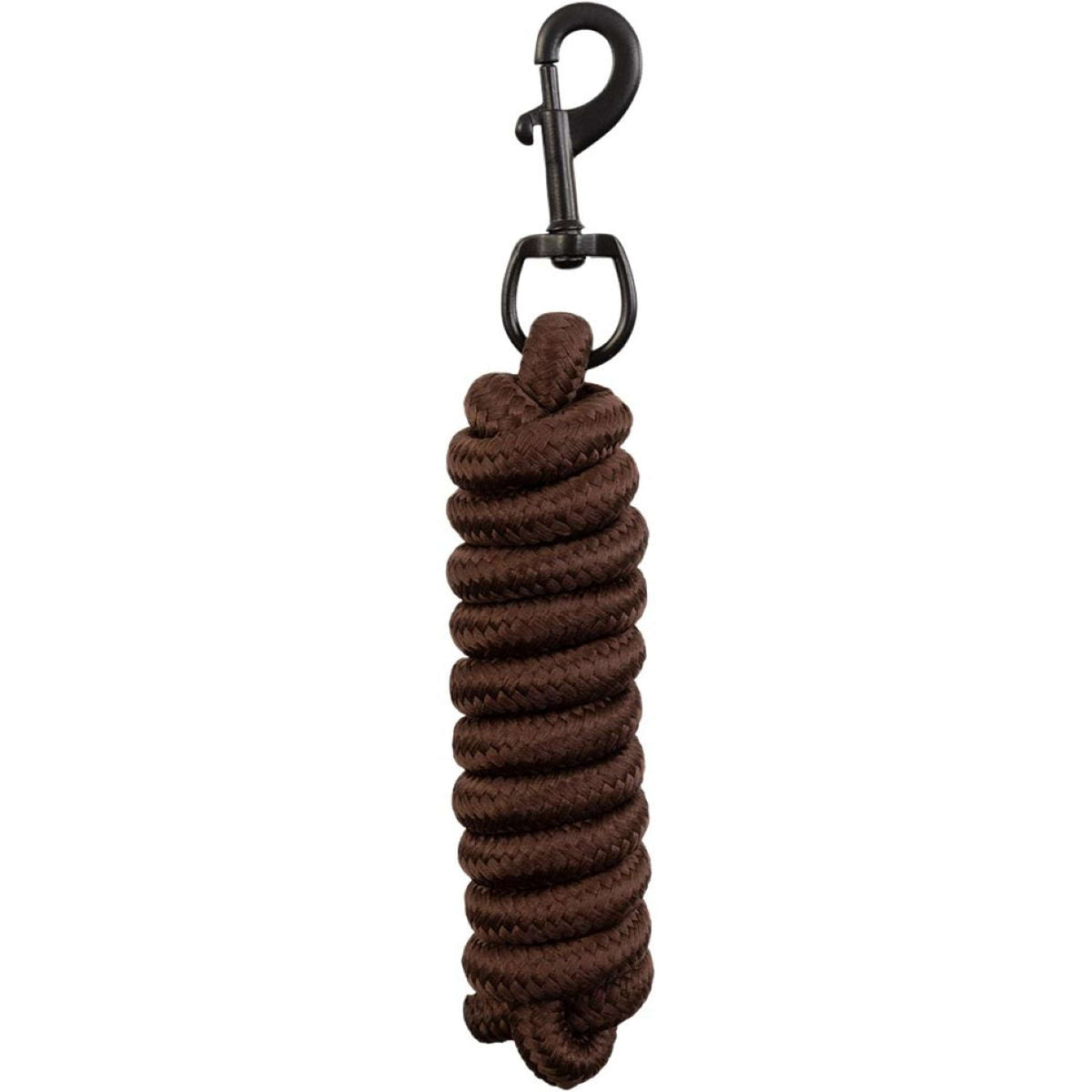 BR Führstrick Karabinerhaken Mattschwarz Choco Martini