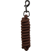 BR Führstrick Karabinerhaken Mattschwarz Choco Martini