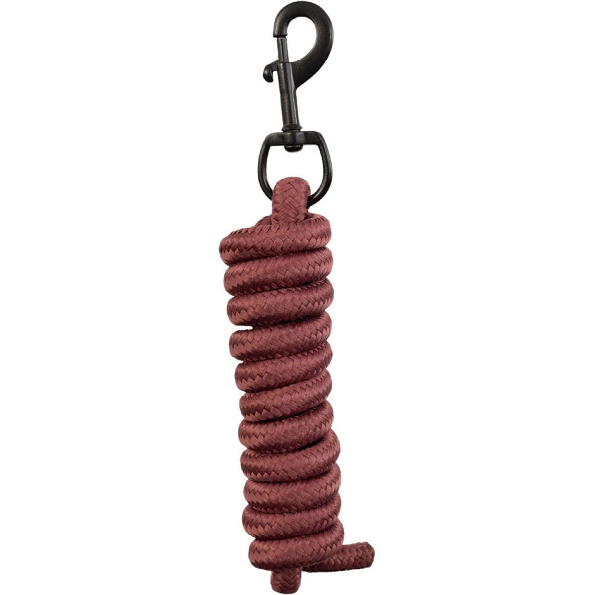 BR Führstrick Karabinerhaken Mattschwarz Maroon