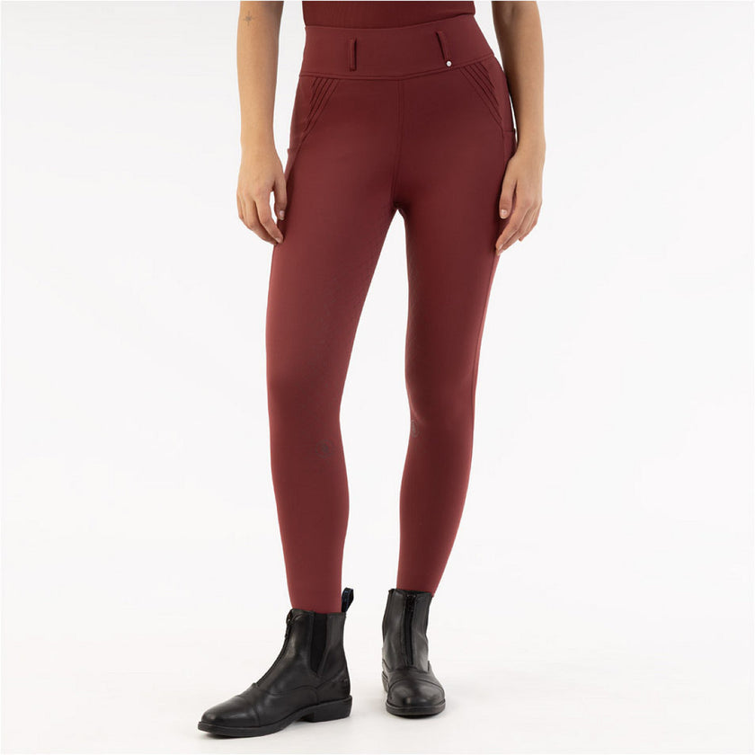 BR Reitleggings Krista Full Grip New Maroon