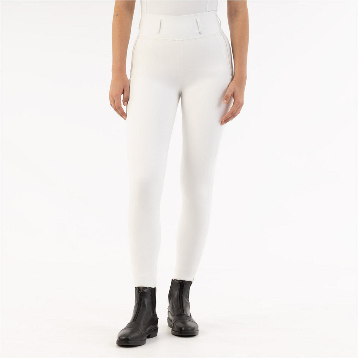 BR Reitleggings Kelly Full Grip Lucent White