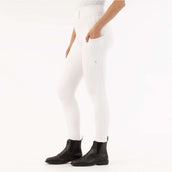 BR Reitleggings Kelly Full Grip Lucent White