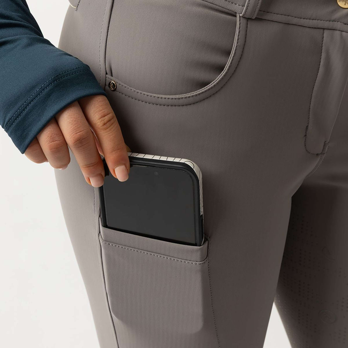 BR Reitleggings Lendsey Full Grip Damen Pyrite