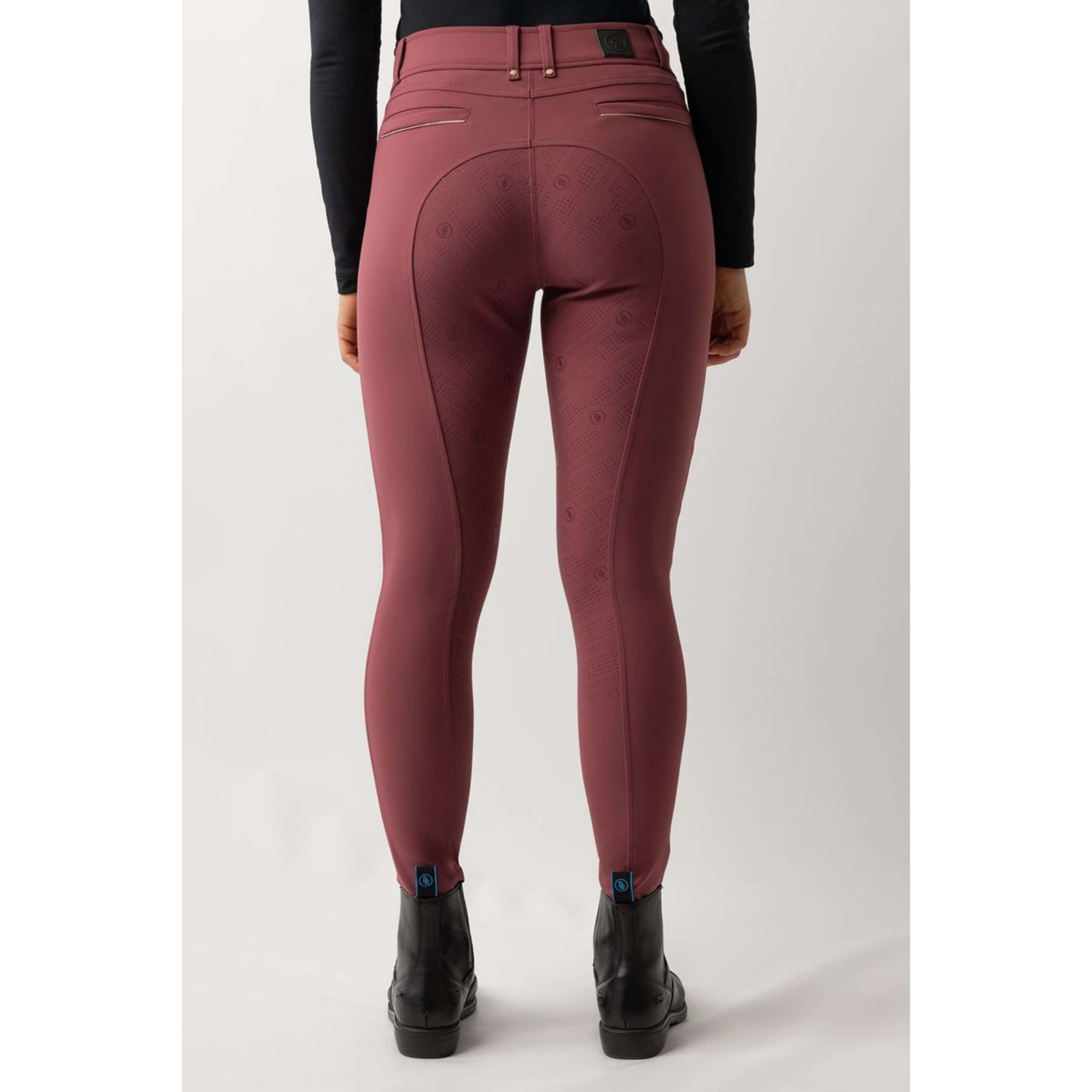BR Reitleggings Lendsey Full Grip Damen Maroon BR Reitleggings Lendsey Full Grip Damen Maroon