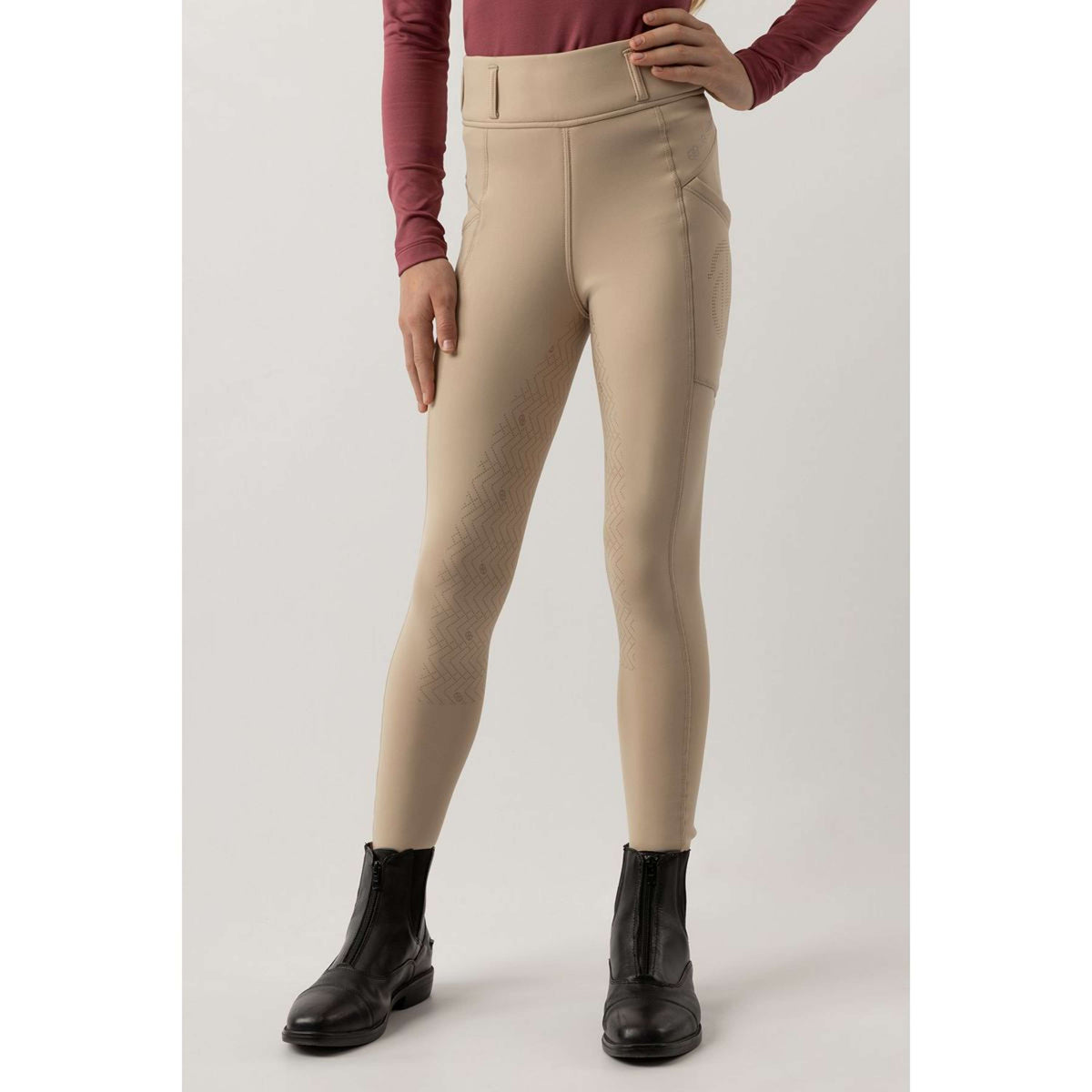 BR Reitleggings Eevolv Lenny Full Grip Kinder Doeskin