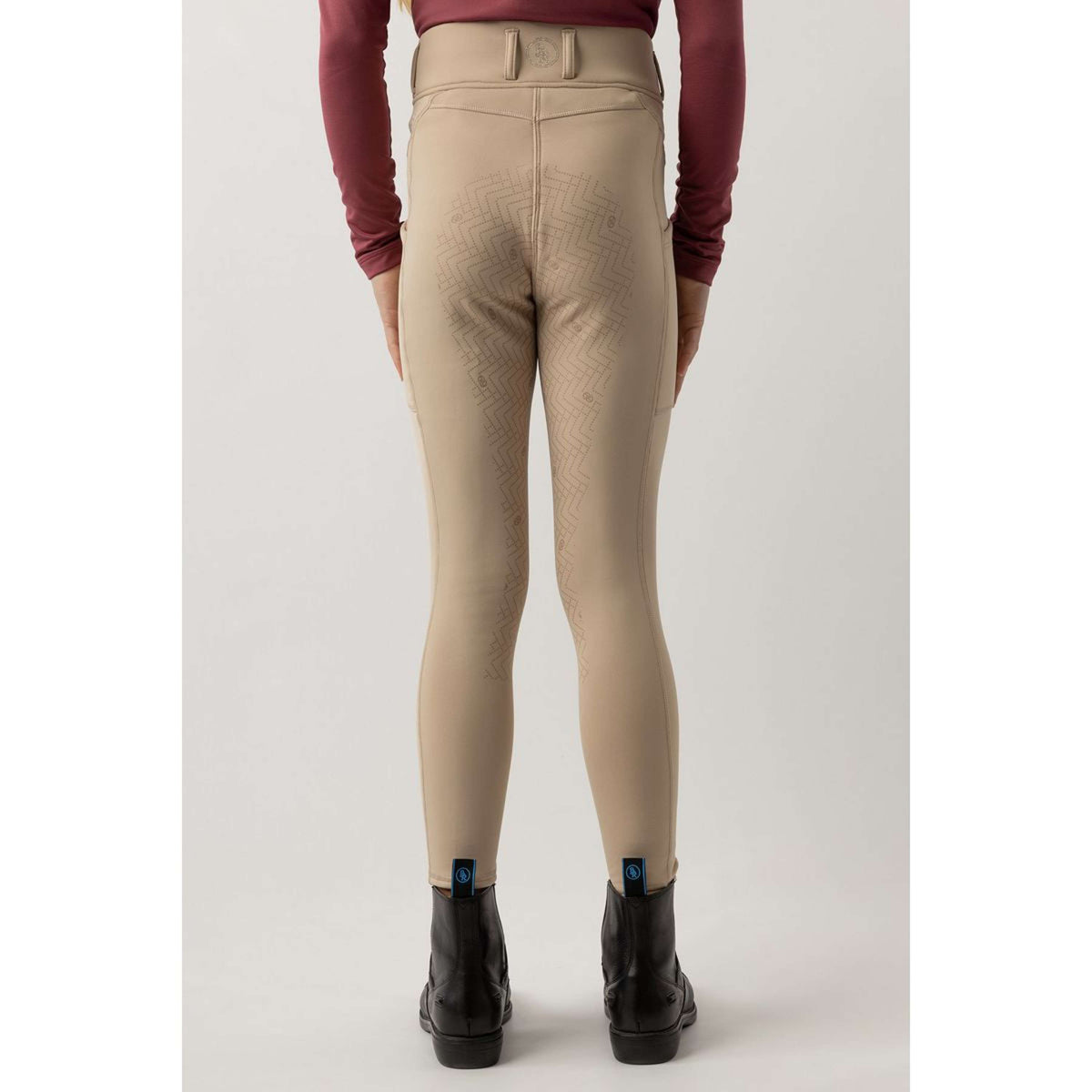 BR Reitleggings Eevolv Lenny Full Grip Kinder Doeskin