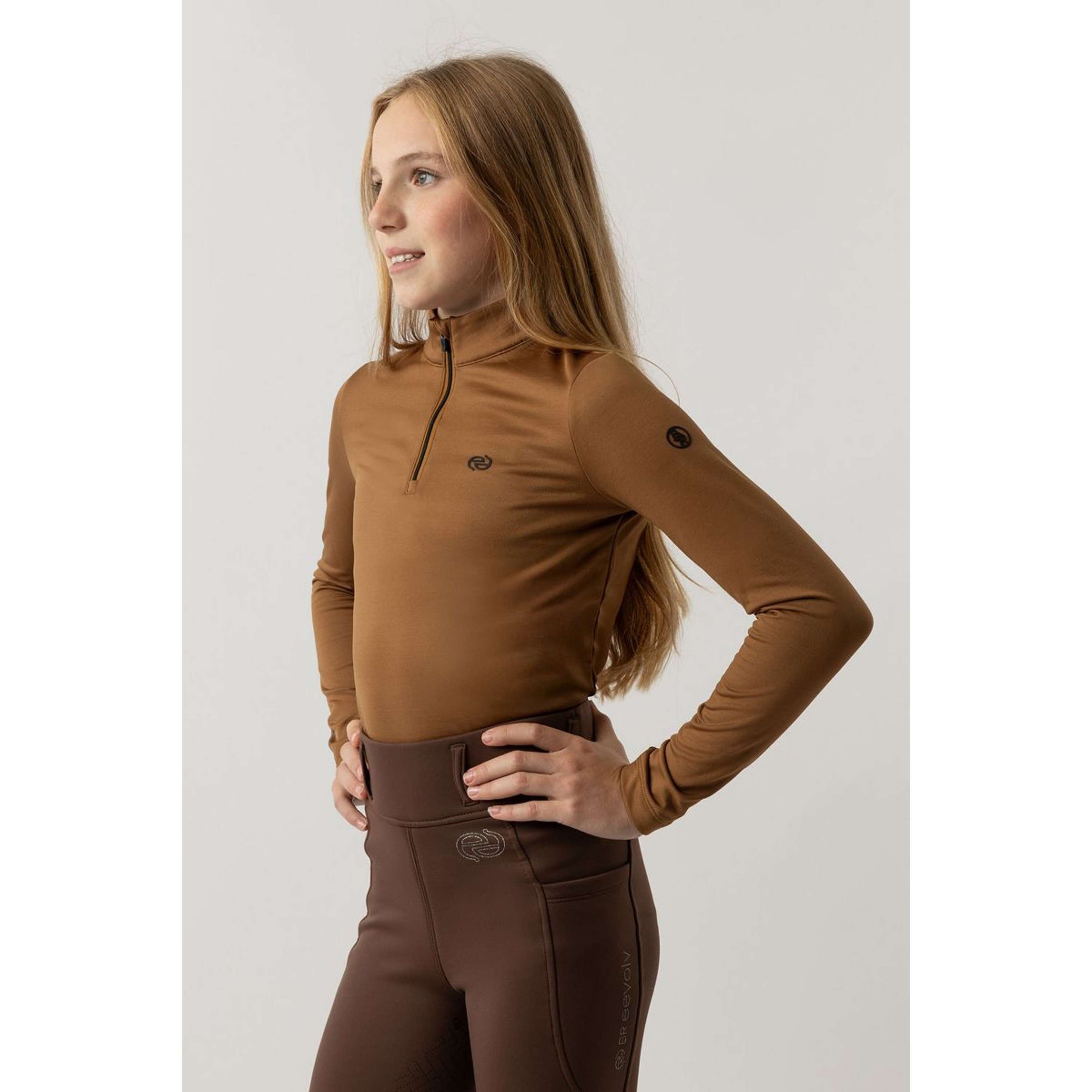 BR Pullover Eevolv Lizzy Kinder Cognac Ochre