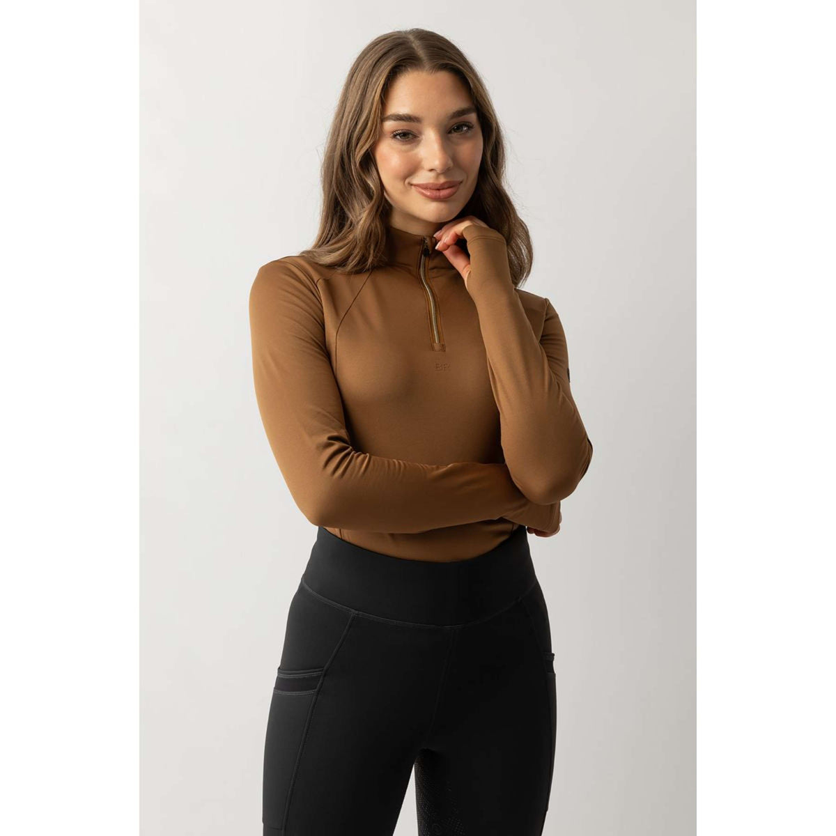 BR Shirt Lieke Damen Cognac Ochre